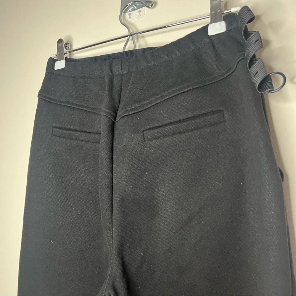 DANTINU High Waisted Pleated Black Cigarette Pants - Picture 7 of 9